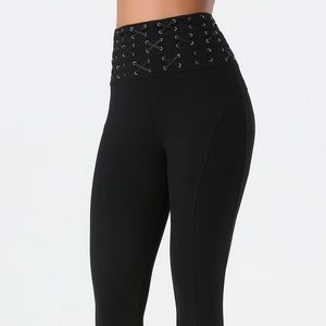 Bebe Lacing Waist Corset Legging